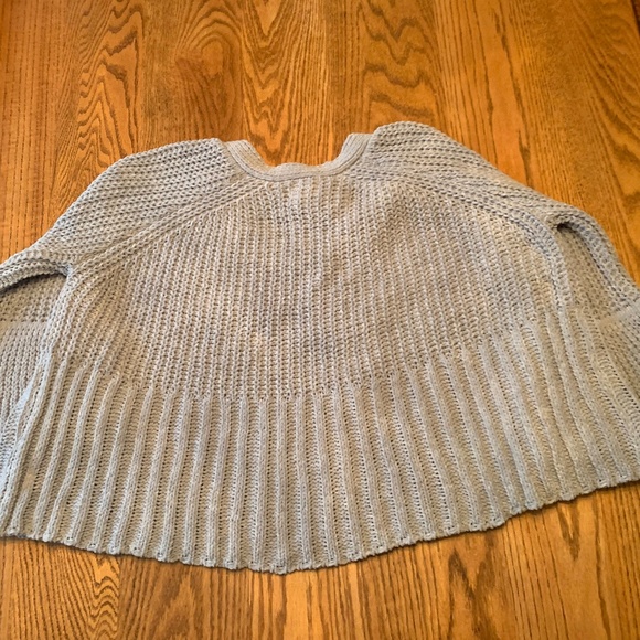 "POL" sweater, M-L, tie neck, taupe - Picture 9 of 10